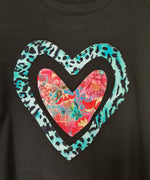 NEW * CLASSIC BLACK WITH HEARTS*