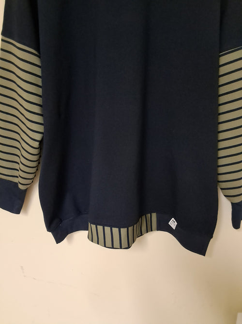 CLASSIC NAVY WITH KHAKI STRIPES