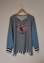 NEW GREY/BLUES SWEATSHIRT