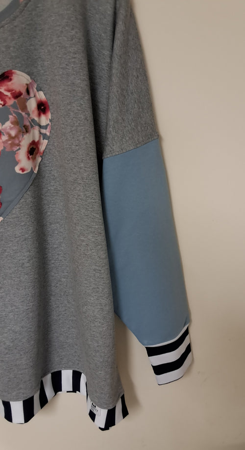 NEW GREY/BLUES SWEATSHIRT
