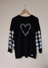CLASSIC BLACK/WHITE SWEATSHIRT