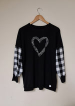 CLASSIC BLACK/WHITE SWEATSHIRT