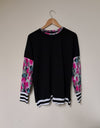 NEW SWEATSHIRT WITH SPLASH OF COLOUR