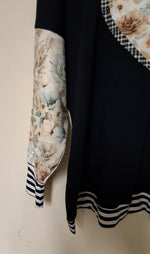 NEW IN NAVY WITH FLORAL CONTRAST