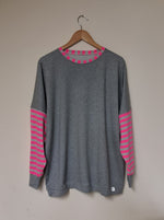 NEW SWEATSHIRT IN GREY MARLE