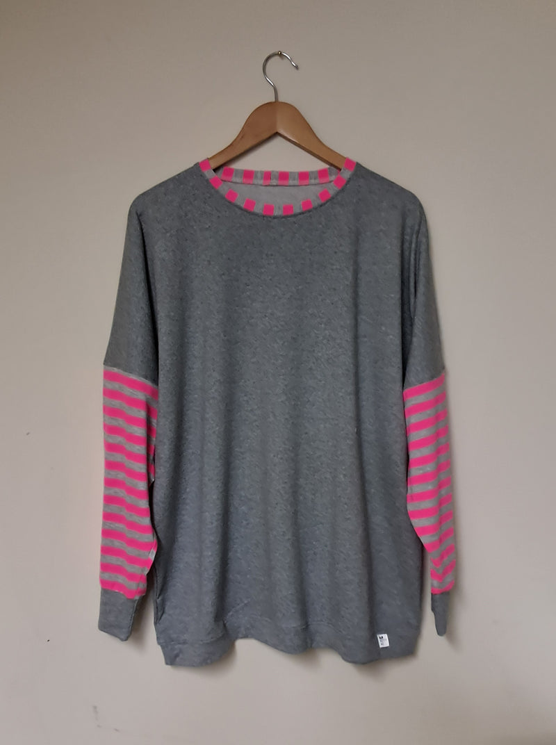 NEW SWEATSHIRT IN GREY MARLE