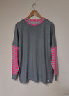 NEW SWEATSHIRT IN GREY MARLE