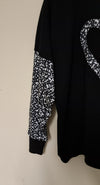 NEW *BLACK N WHITE* SWEATSHIRT
