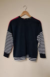NEW SWEATSHIRT IN HOT PINK/NAVY