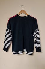 NEW SWEATSHIRT IN HOT PINK/NAVY