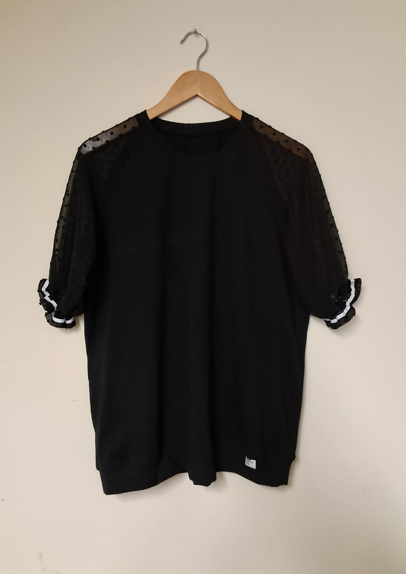 NEW *PASCALE * TOP IN BLACK