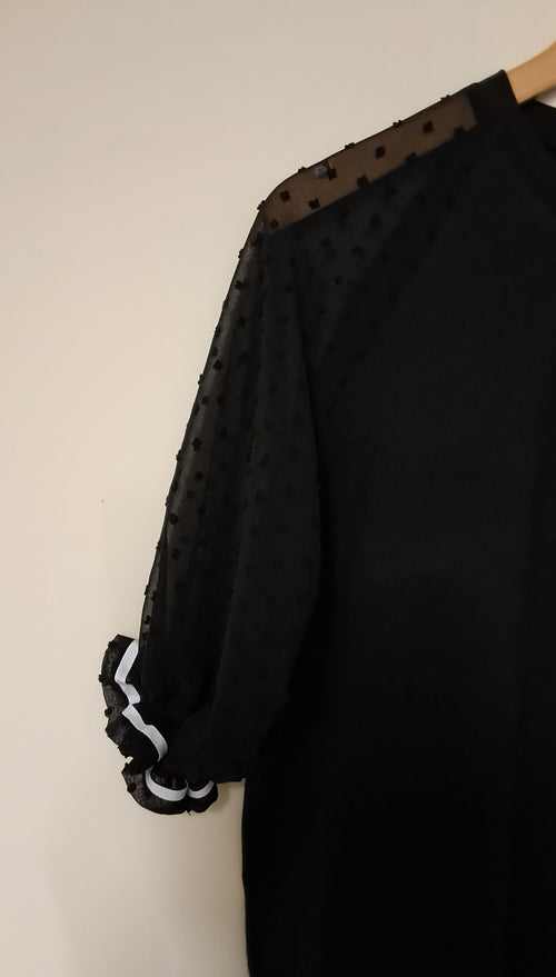 NEW *PASCALE * TOP IN BLACK