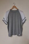 NEW *PASCALE * TOP  IN GREY/WHITE