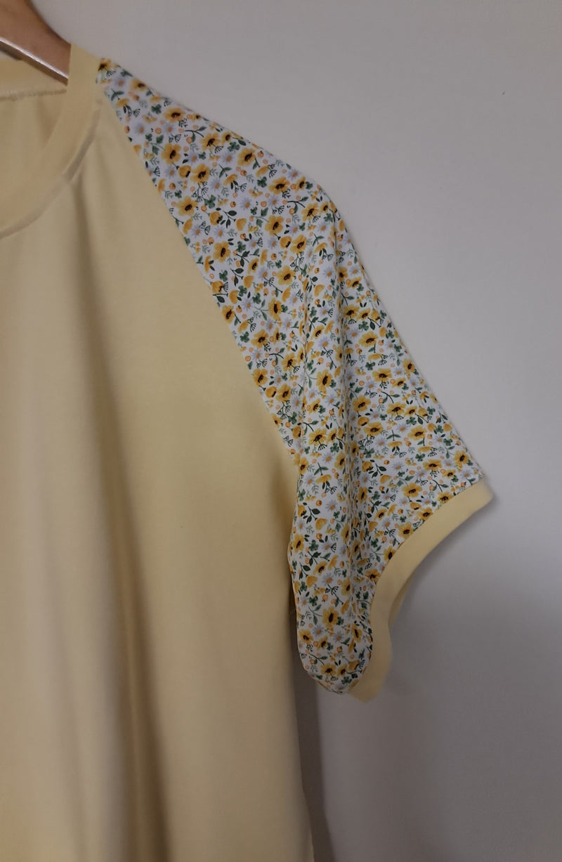 NEW *PASCALE* TOP IN SOFT BUTTERY TONES