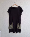 SUMMER DRESS WITH POCKETS ON FRONT IN SIZE 14/16
