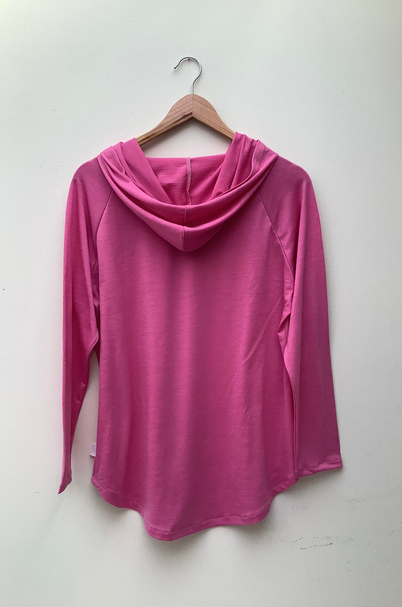 Hot pink merino hoody size 12