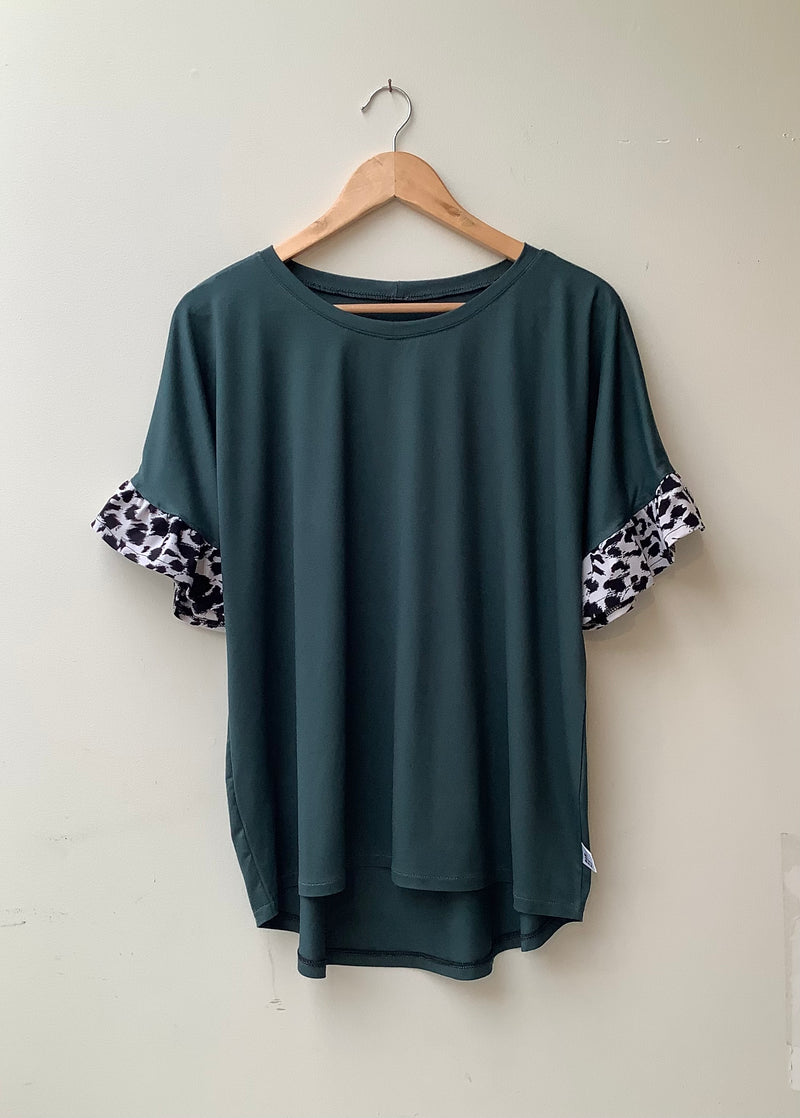Bottle Green top 14/16