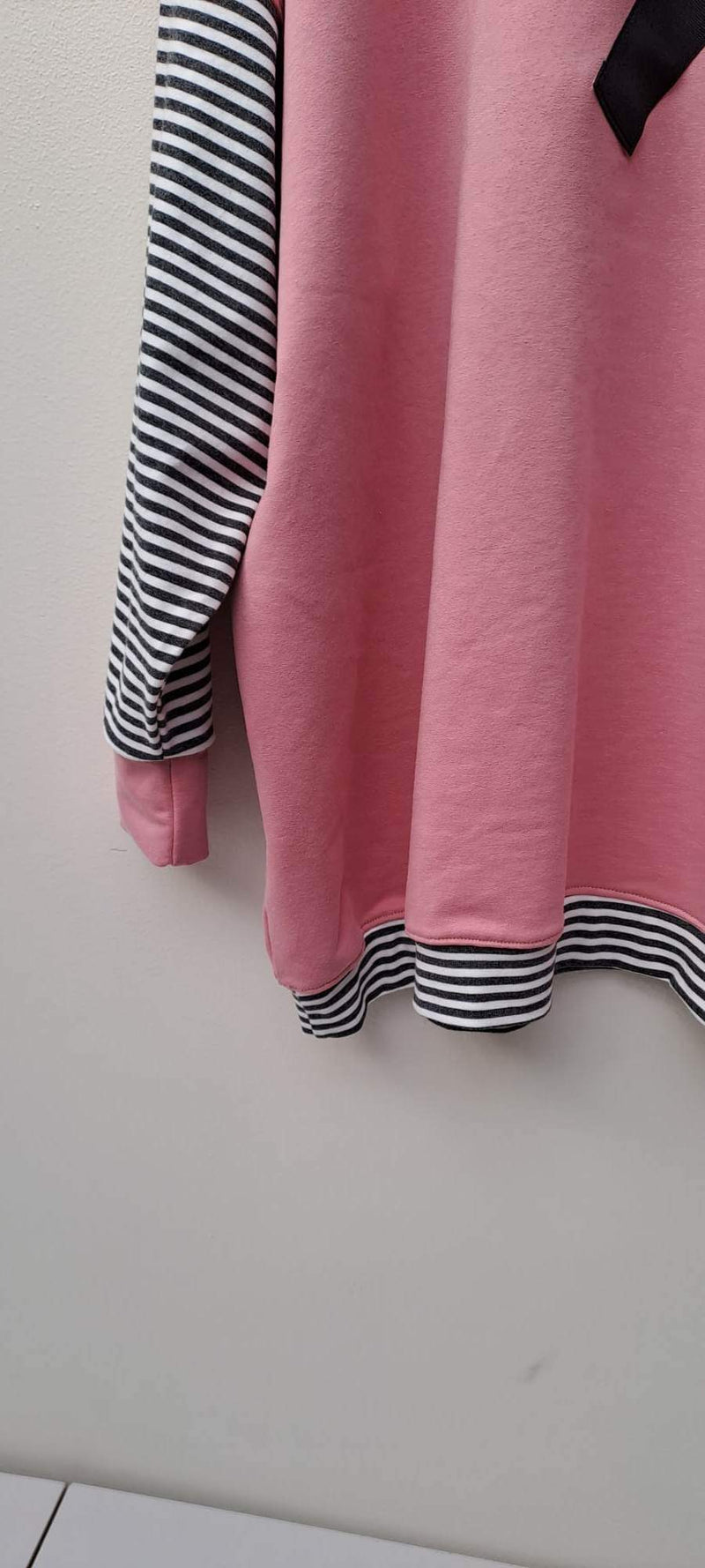 Dusty Pink with stripes