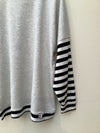 SWEATSHIRT IN LIGHT GREY MARLE
