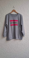 OVERSIZED SWEATSHIRT IN GREY MARLE
